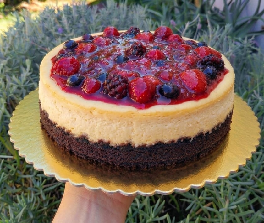 Cheesecake con base de Chocolate